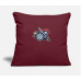 Seventeen Troops Burgundy Pillow